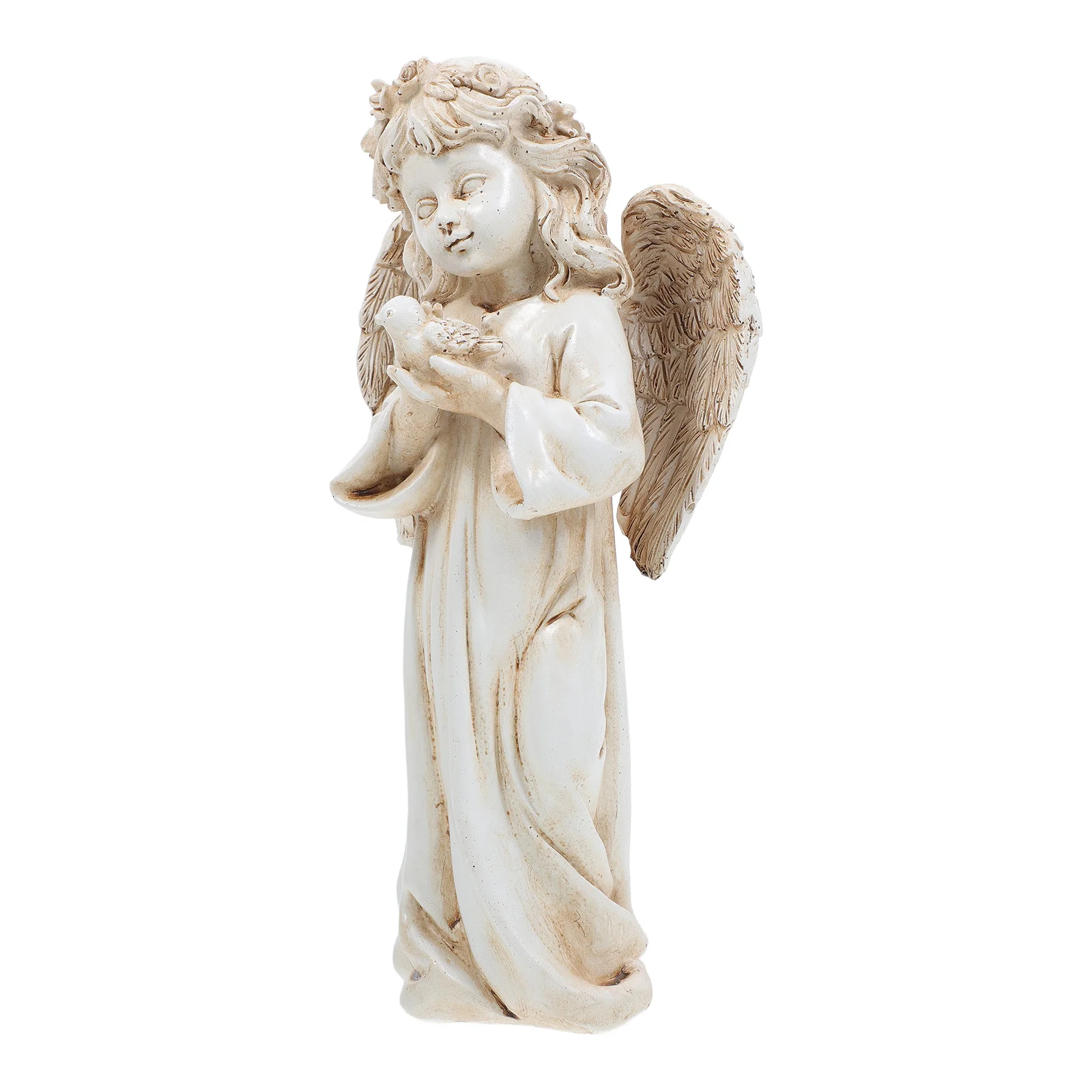 

Statue Decor Garden nament Fairy Resin Figurine Classic Angel Statue Yard Tabletop Angel Decoration Art