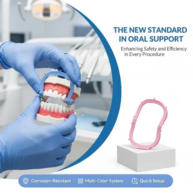 1Pc Foldable Dental Rubber Dam Frame Bracket Durable Plastic for Dentist Oral Care Surgical Operation
