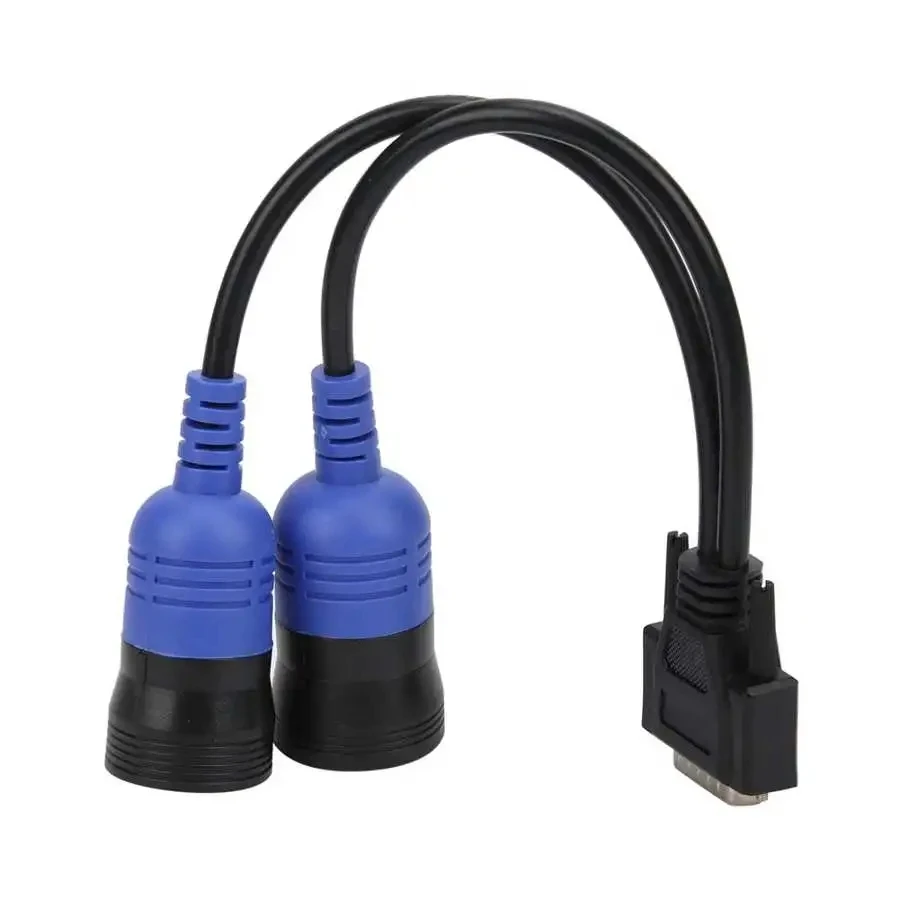 DB15 To J1939 J1708 Pn 405048 6-Pin 9-Pin Y Cable For Cummins Deutsch Adapter For Nexiq Truck Obd Male DB 15Pin Plug Connector