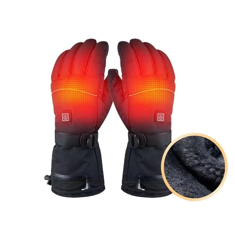 

Winter Heating Waterproof Ski USB Electric Battery Heated Gloves Rechargeable for Men