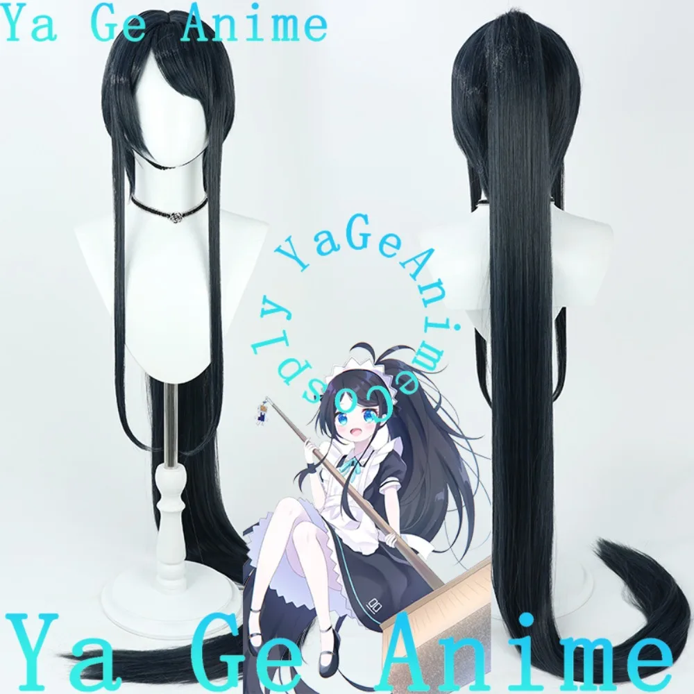 Peluca de Cosplay de chica de archivo azul Tendo Arisu Mecha, espectáculo de realidad navideña, peluca de Cosplay, exposición de fiesta de juegos de Anime en Stock