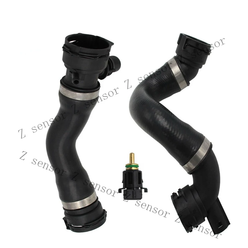 Z+ Upper + Lower Radiator Hose + Sensor Kit Fit for BMW 128i 328i xDrive Z4 E90 E92