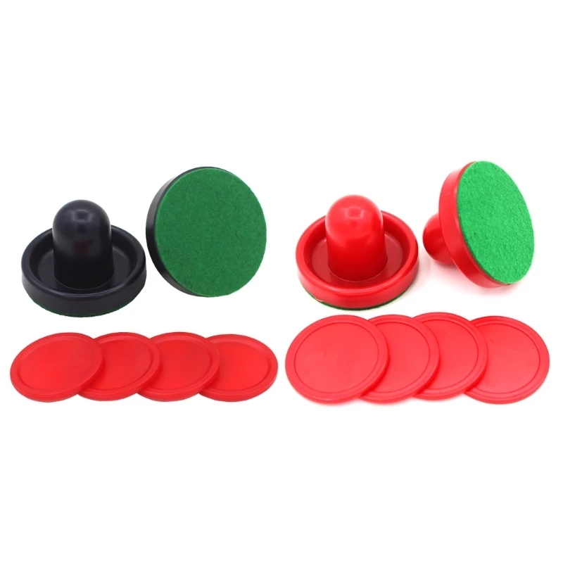 Air Hockey Accessories Table Hockey Pucks Pusher Accessories Goal Handle Paddle Replacement Accessories for Game Tables