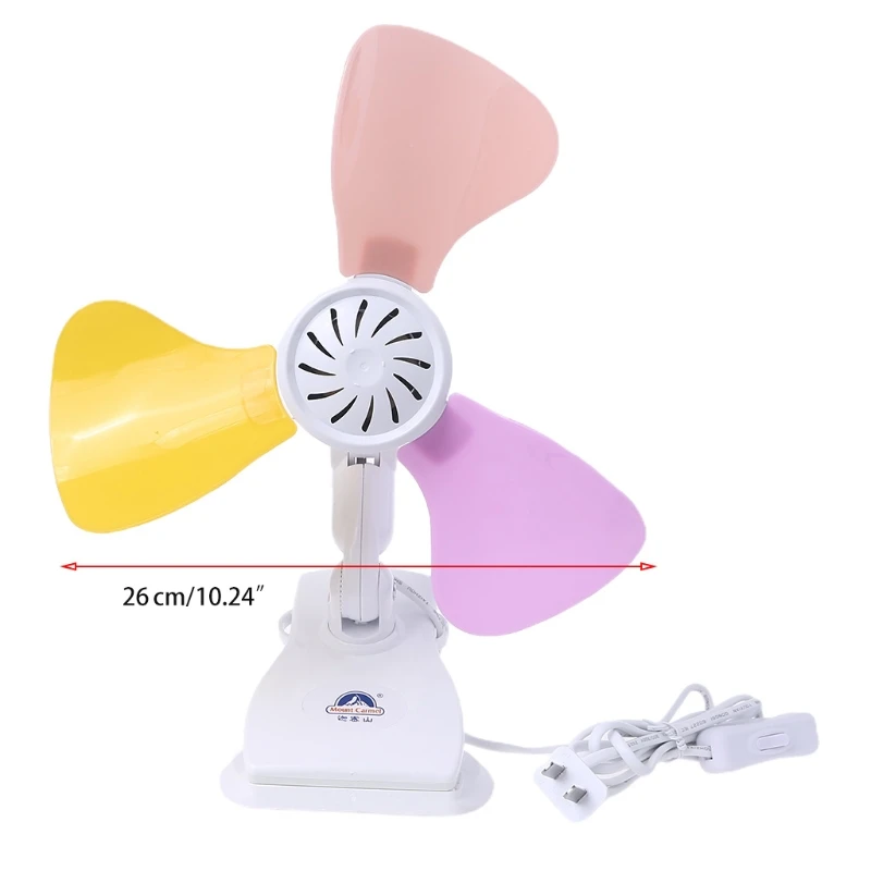 Ventilatore elettrico muto da 220 V da 10,24 pollici con ventilatore da tavolo per tavolo da ufficio Dropship