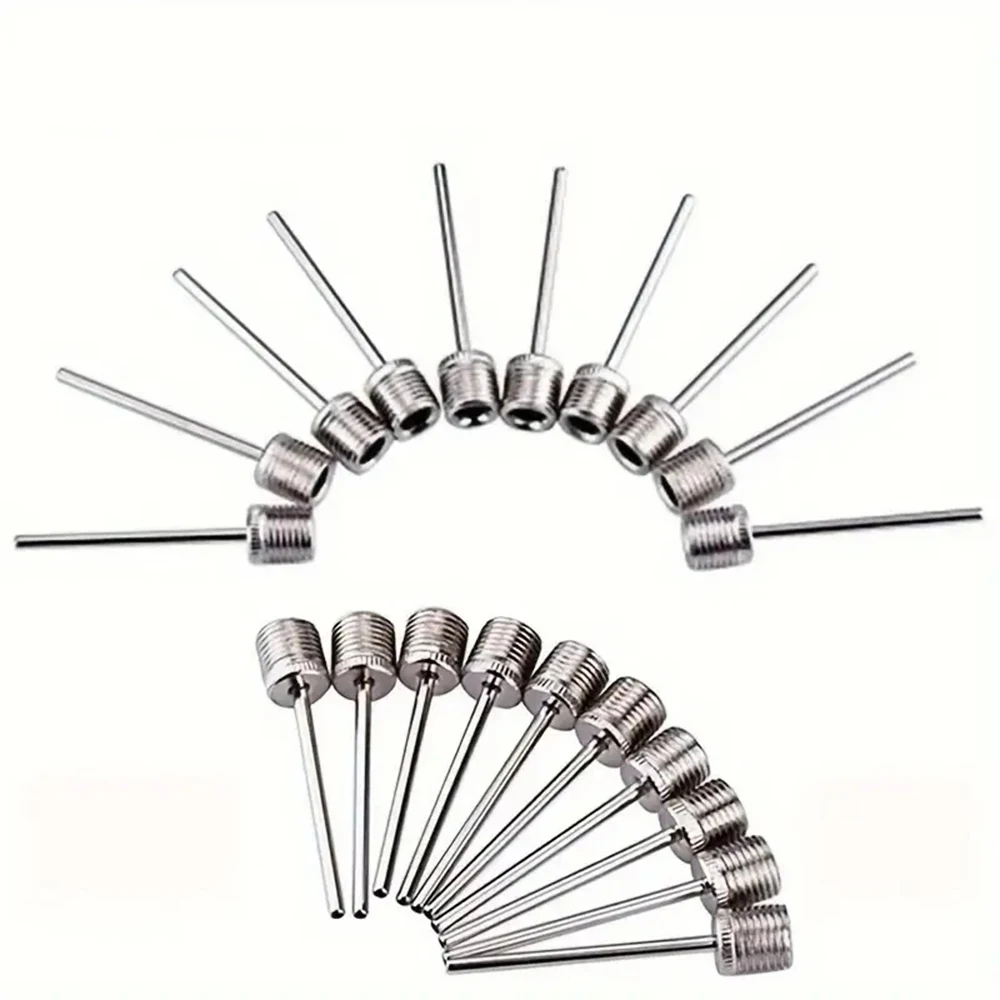 Nowa Igła do Pompowania Piłek, Igła ze Stali Nierdzewnej do Pompowania Piłek Koszykarskich, Igła do Pompowania Piłek Nożnych, Adaptery Zaworów Pompujących, Dysza