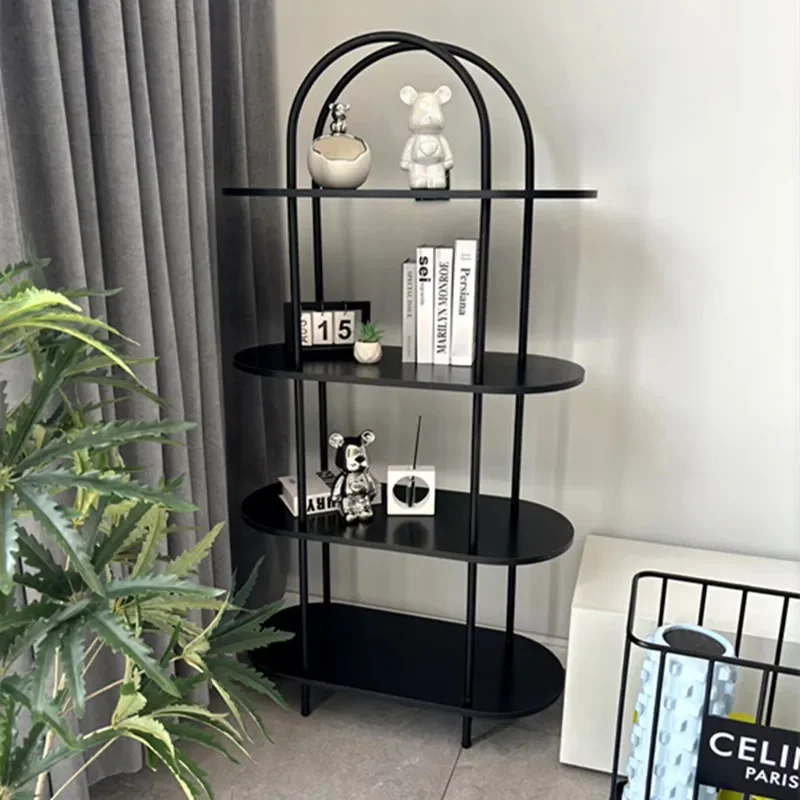 Wrought iron cosmetics display rack, commodity display cabinet storage rack