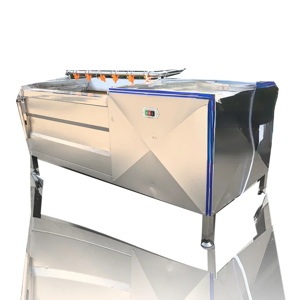 

Stainless Steel Customized 1.5 m Industrail Automatic Bubble Washer Cleaner Machine for Apple Fruit and Vegetables