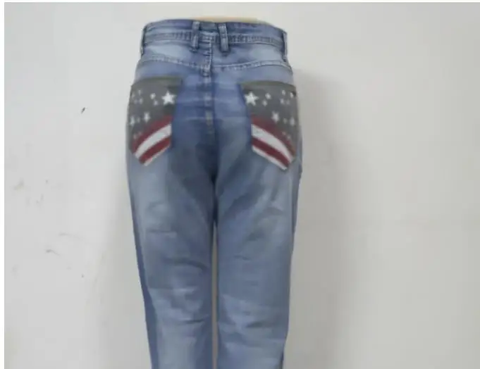 جيب خلفي موضة سراويل متوهج عادية تمتد غسلها Bootcut الجينز للنساء عالية الخصر السراويل خمر هاراجوكو الجينز السراويل