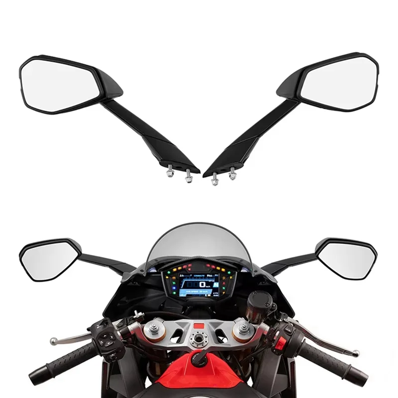 

NEW-Motorcycle Foldable Rearview Rear View Side Mirrors For APRILIA RS660 2021-2023 Left & Right