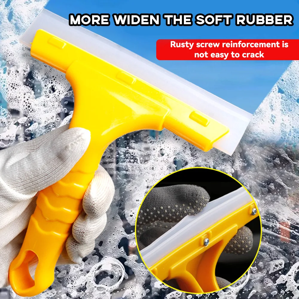 Short bladed Oxford scraper tool Silicone glass cleaning scraper suitable for glass cleaning and water spot removal