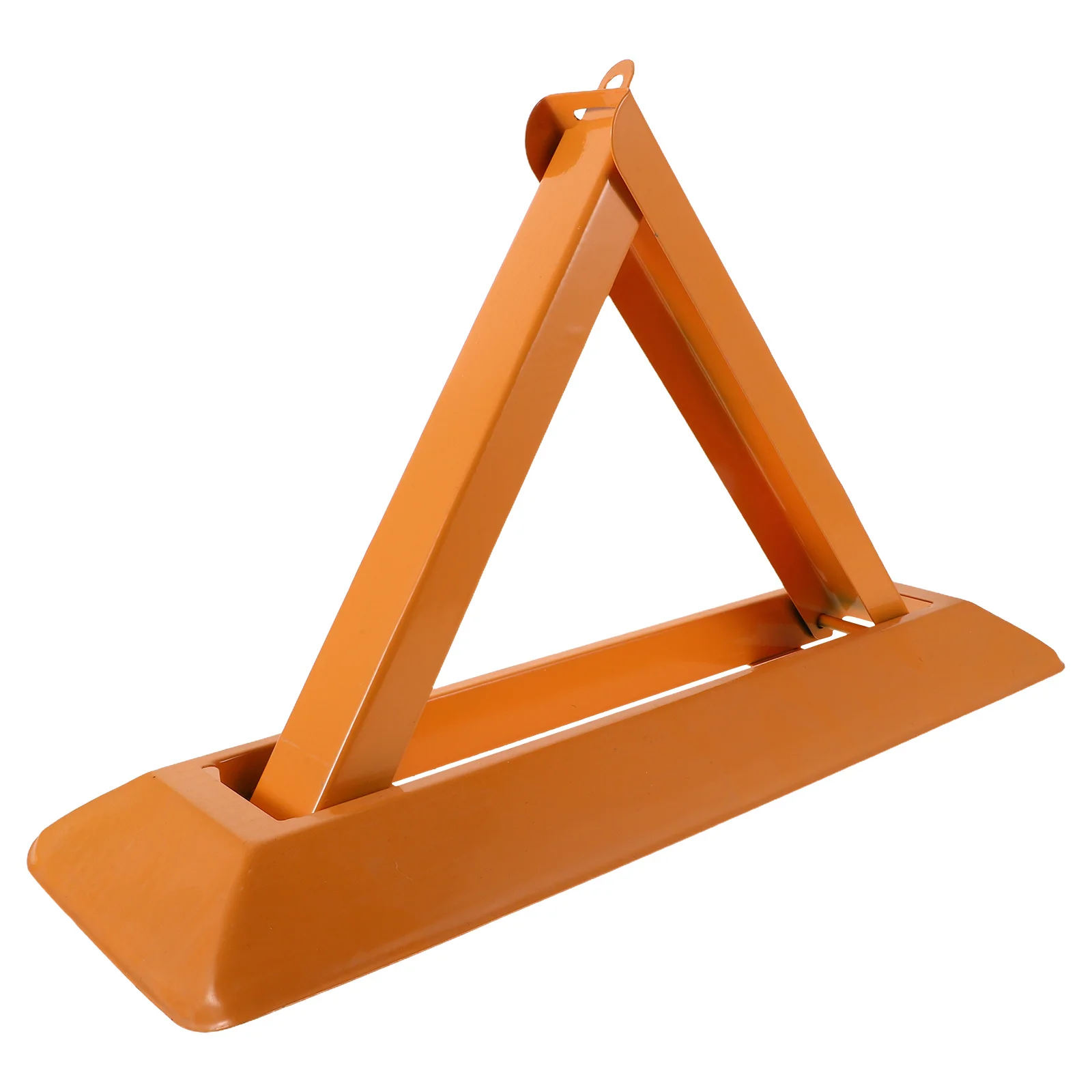 1 Set Steel Ground Lock Reinforced Triangular Barrier Anti-Collision Vehicle Space Saver Fixed Location Outdoor Parking Security