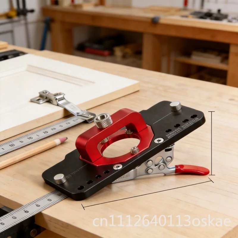 Woodworking 35mm hinge opening auxiliary cabinet door cross hinge hinge wardrobe door limit positioning punching