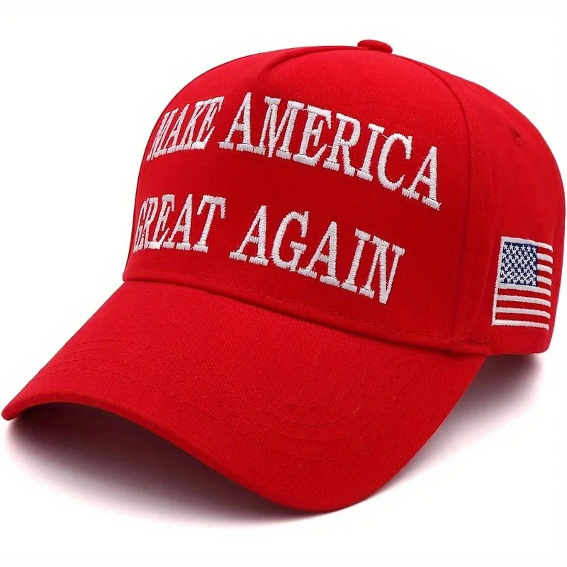 1pc Make America Great Again Hat Take America Back Hat with USA Flag Embroidery Adjustable Mesh Baseball Cap