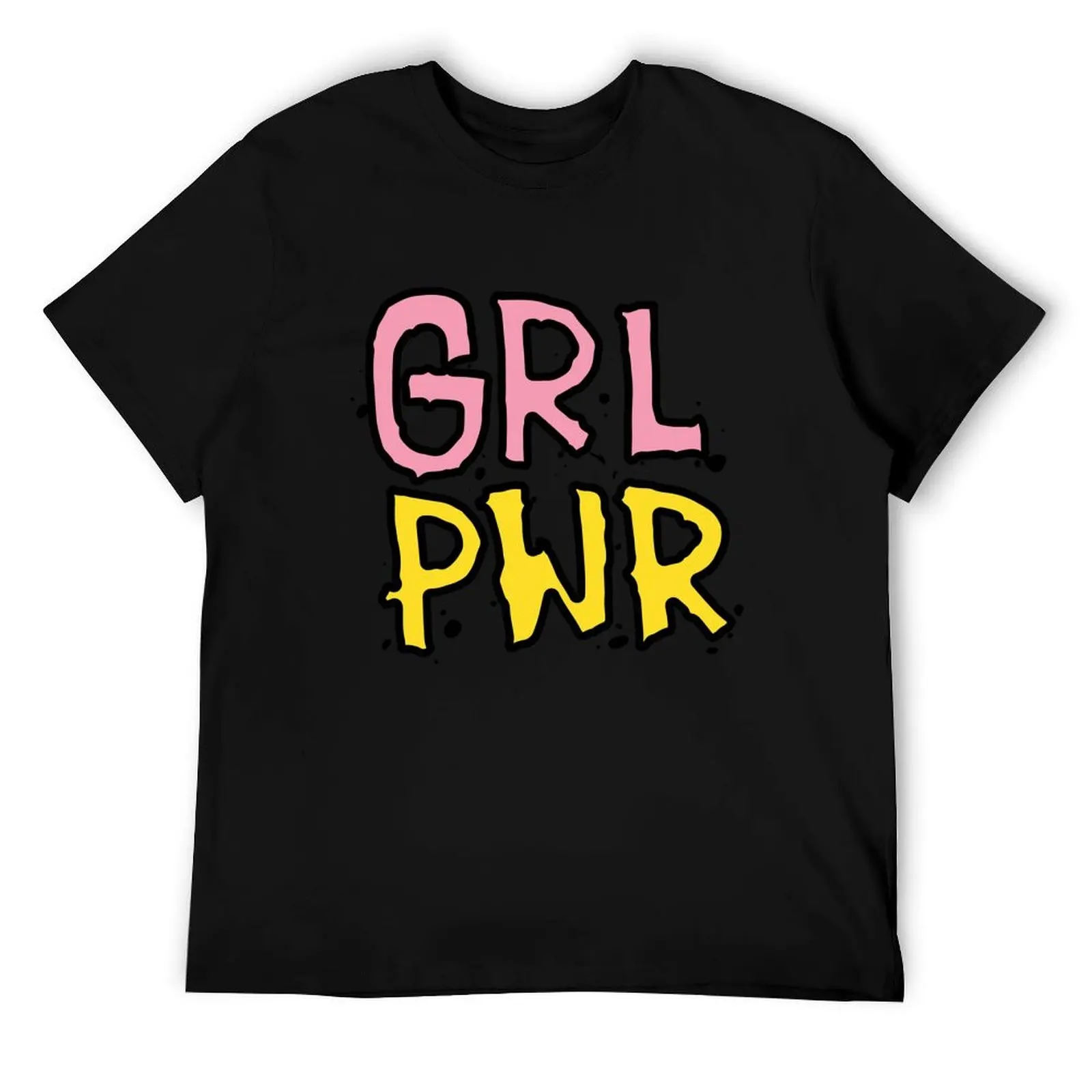 

GRL PWR T-Shirt men t shirt cotton 100% funny t shirts cotton T-Shirt