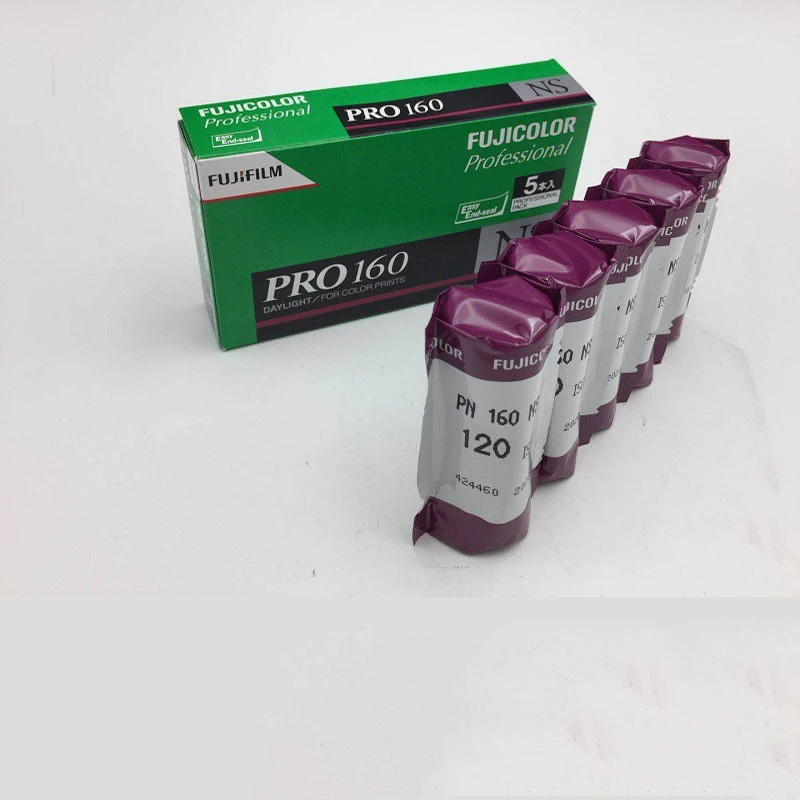 1/3/5/10 Rolls Original Fujifilm PRO160NS Fujicolor 120mm Color Professional Negative Film （Expiration Date 2024.01）