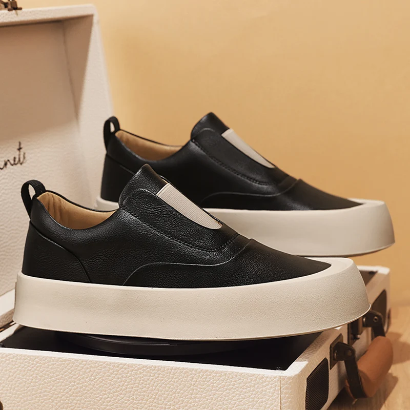 Men Casual Shoes Outdoor Comfortable Walking Shoes Fashion Men Sport Shoes 2024 New Slip-on Men Shoes Platform High-Quality