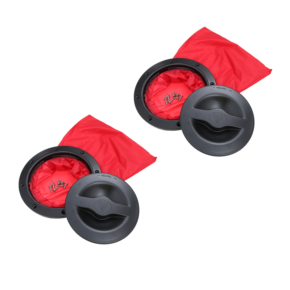 

Abs Hatch Plate 205Mm Durable Marine Cover For Kayak Boat Uv Resistant Lightweight Storage Red Bag Included