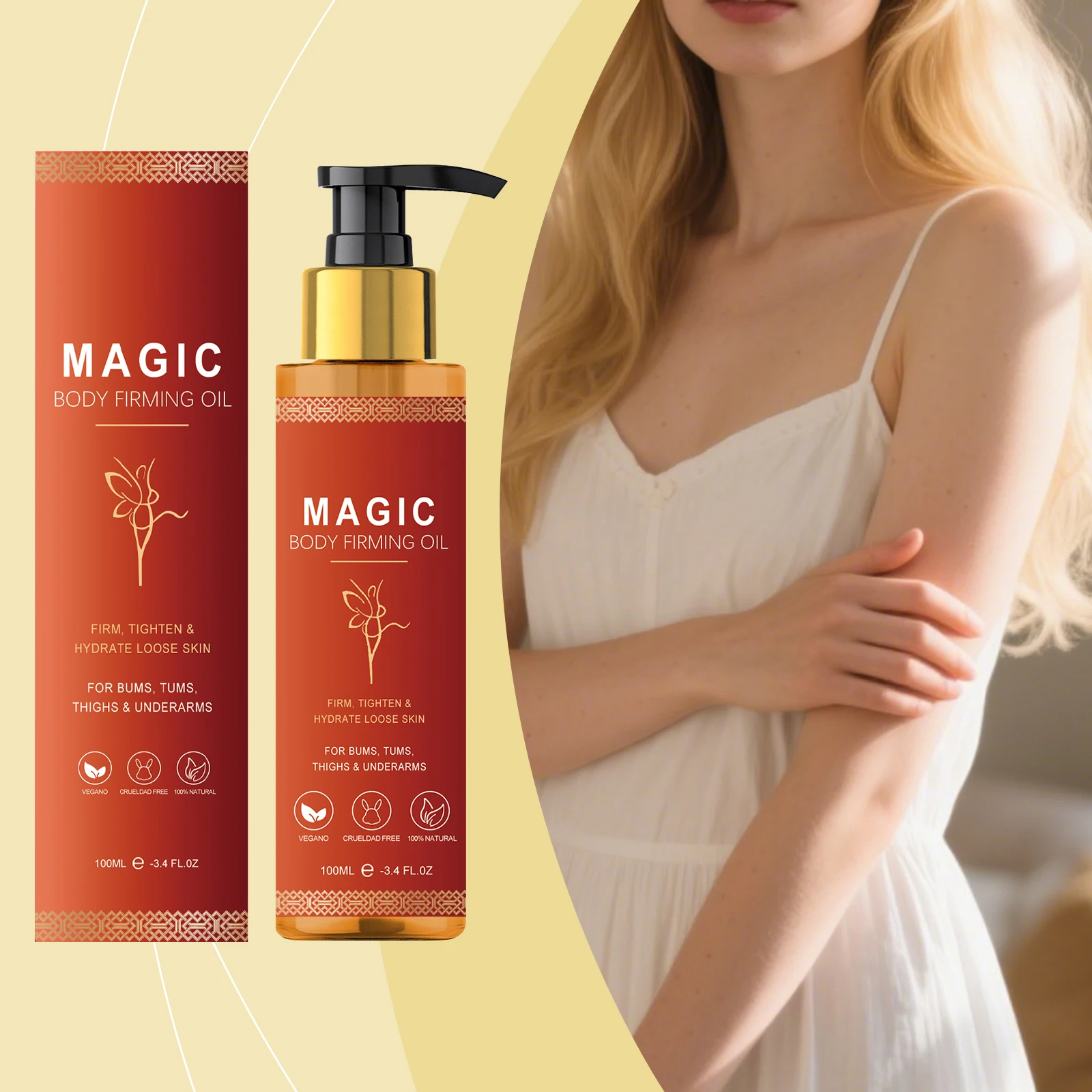 

Vitamin E Tightening Moisturizing Oil Reduce Fine Lines Enhance Skin Elasticity Deep Nourishment Body Care Massage Essential Oil