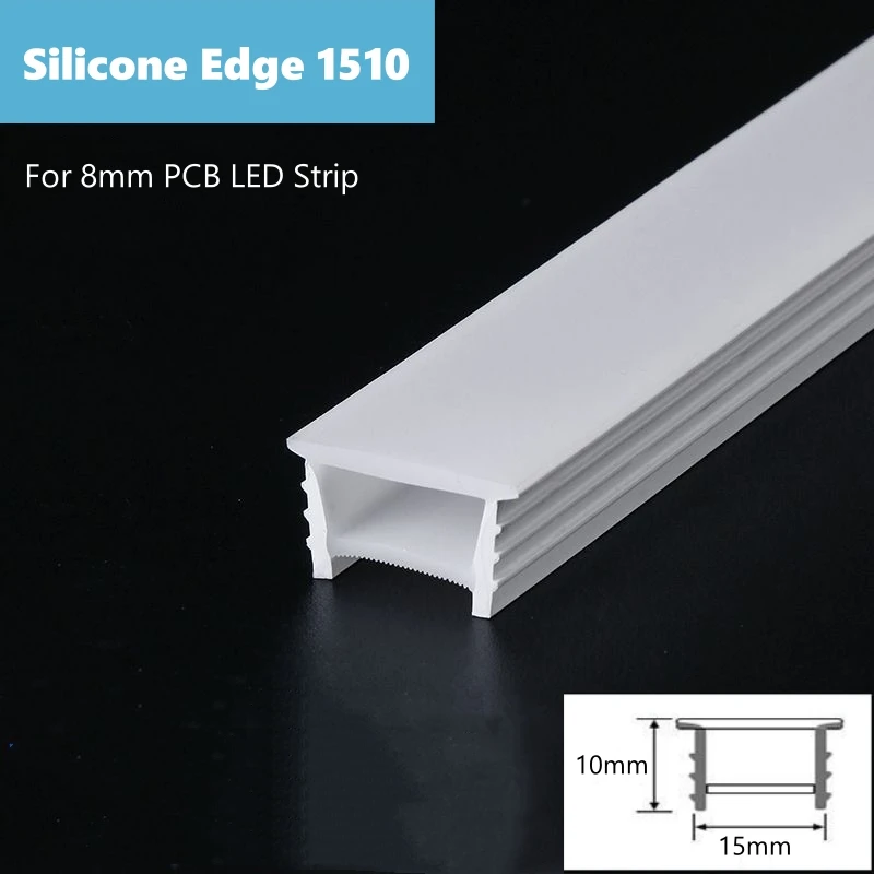 khelse 1M-10M Flexible LED Neon Seil Rohr Eingebettet Split Silikon Diffusor Kanal DIY Weiche Silica gel Band Band Linear Streifen Licht 6