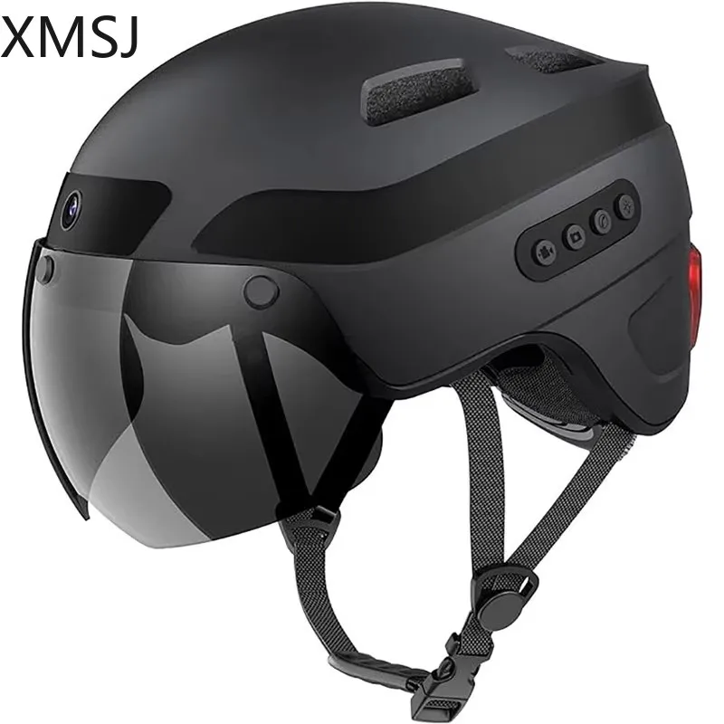 

Electric Bike Smart Helmet ABS Material Cycling Helmet Sports Lightweight Riding Helmet with Camera
