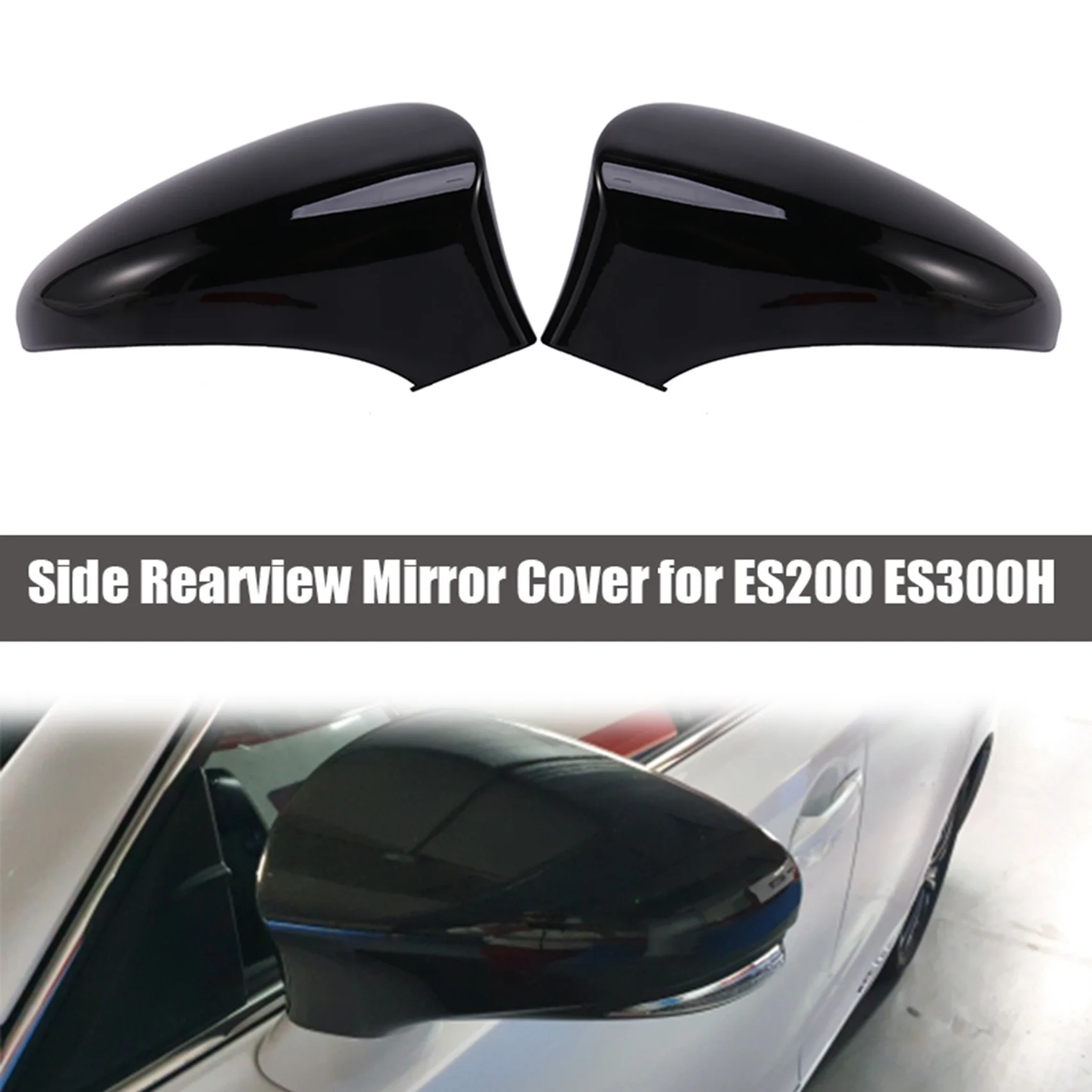 Auto Side Rearview Mirror Cover Shell for LEXUS ES200 ES300H IS 2013-2017 CT 2011-2018 LS 2013-2016 GS 2012-2017