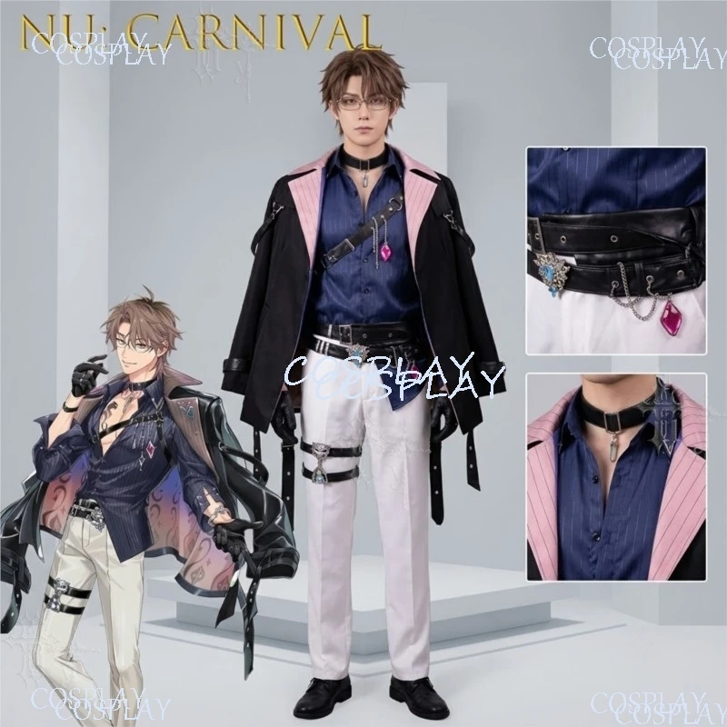 Costume de cosplay style carnaval NU, tenue complète Eiden Unruly Wanderer pour convention, séance photo de vacances, jeu de rôle de voyageur sauvage