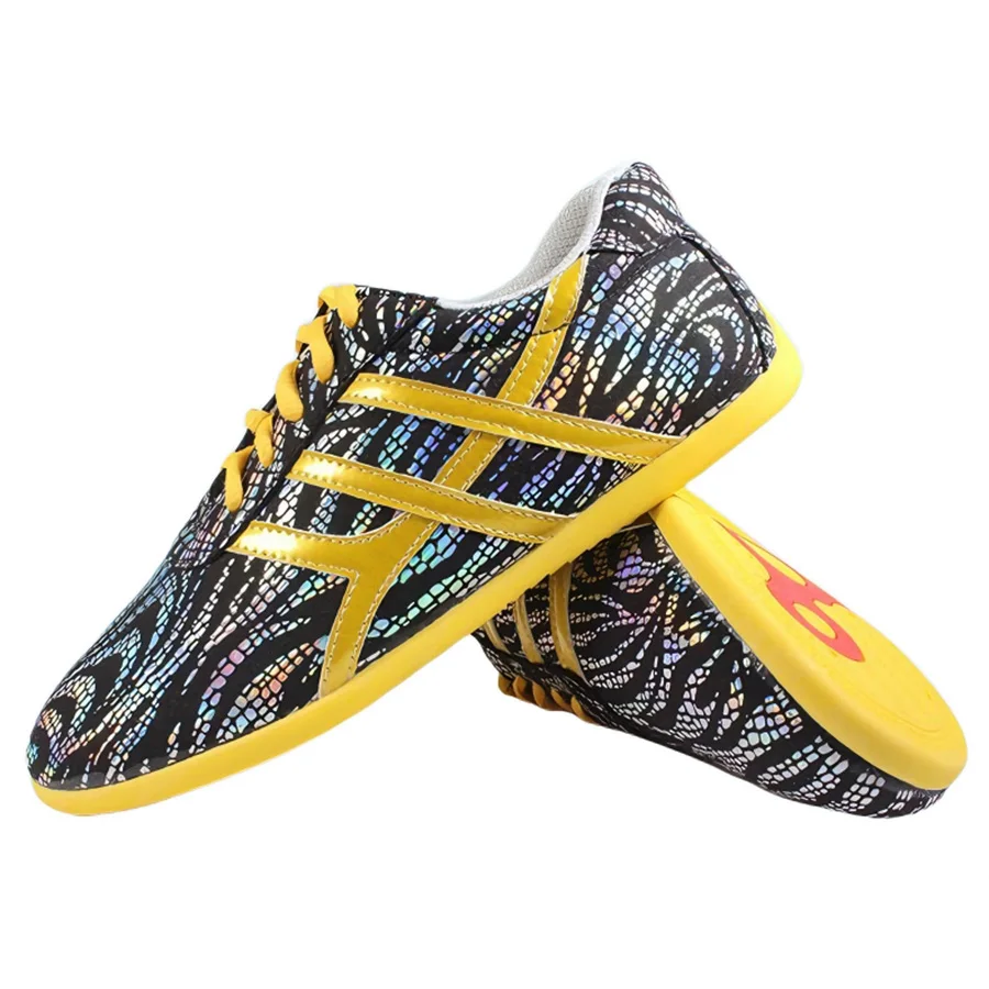 USHINE الأطفال النساء Taichi جلد طبيعي أحذية الكونغ فو فنون الدفاع عن النفس الأحذية النمط الصيني الجمباز أحذية Taolu أحذية الرجال #1