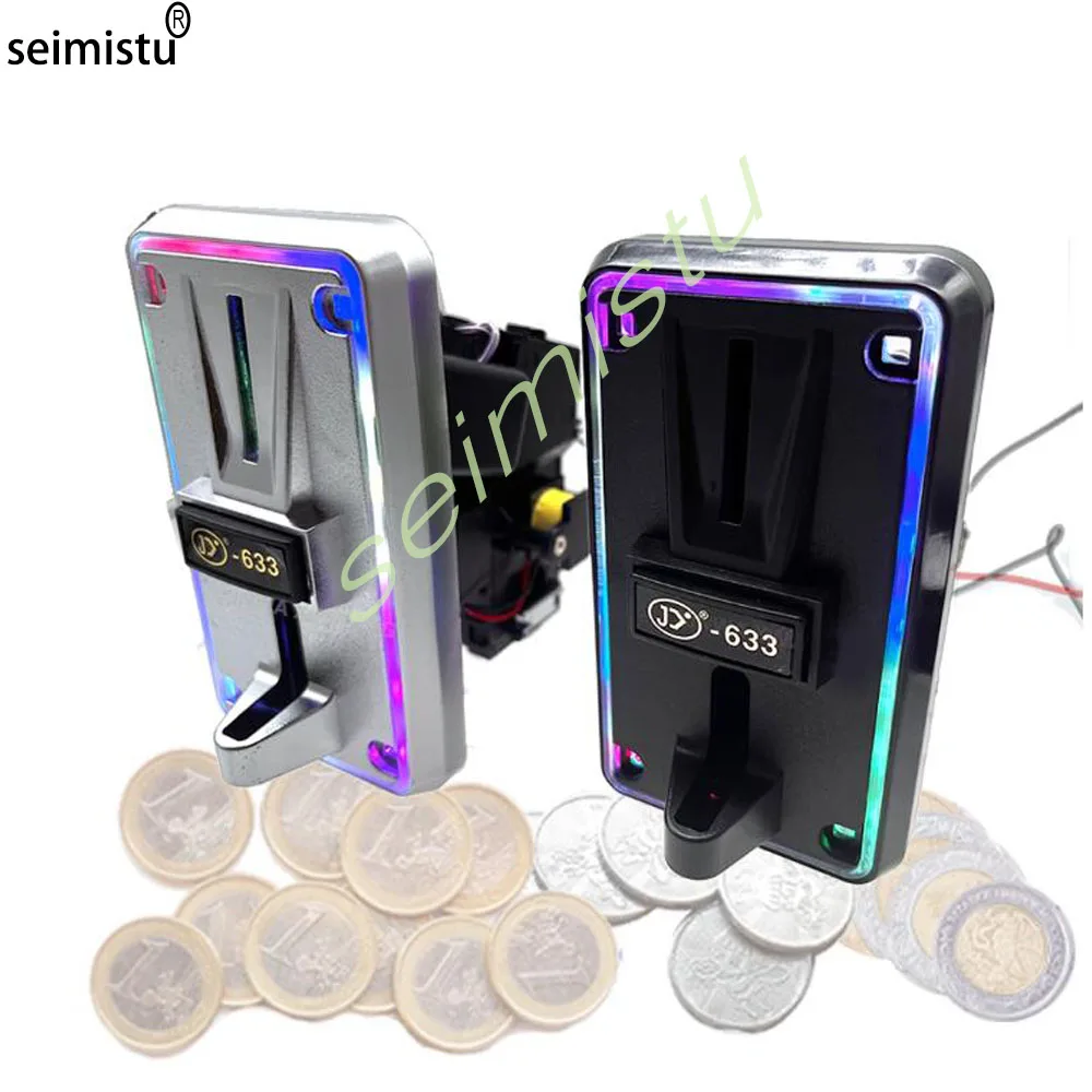 Münzprüfer mit LED-Anzeige für mehrere Währungen, Euro, Peso, Kreditkartenvalidierung für Arcade-Spiele, Verkaufsautomaten, Gashapon-Automaten – Detail 2
