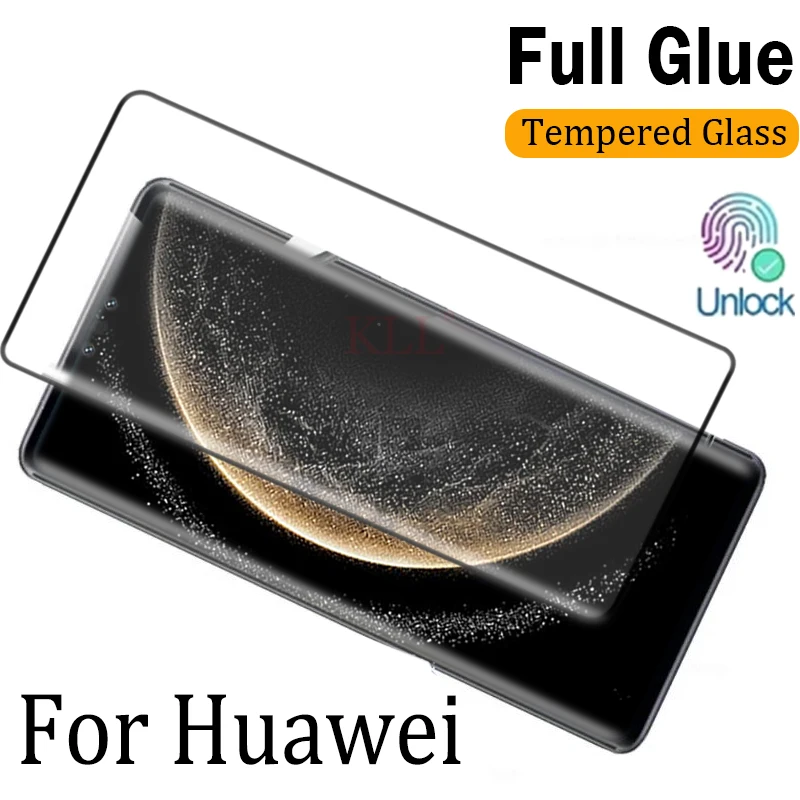 

1-2pcs Full Glue Tempered Glass For Huawei Mate 70 Air 60 50 40 30 Pro+ Screen Protector for Huawei Mate X7 X6 X5 unlock glass