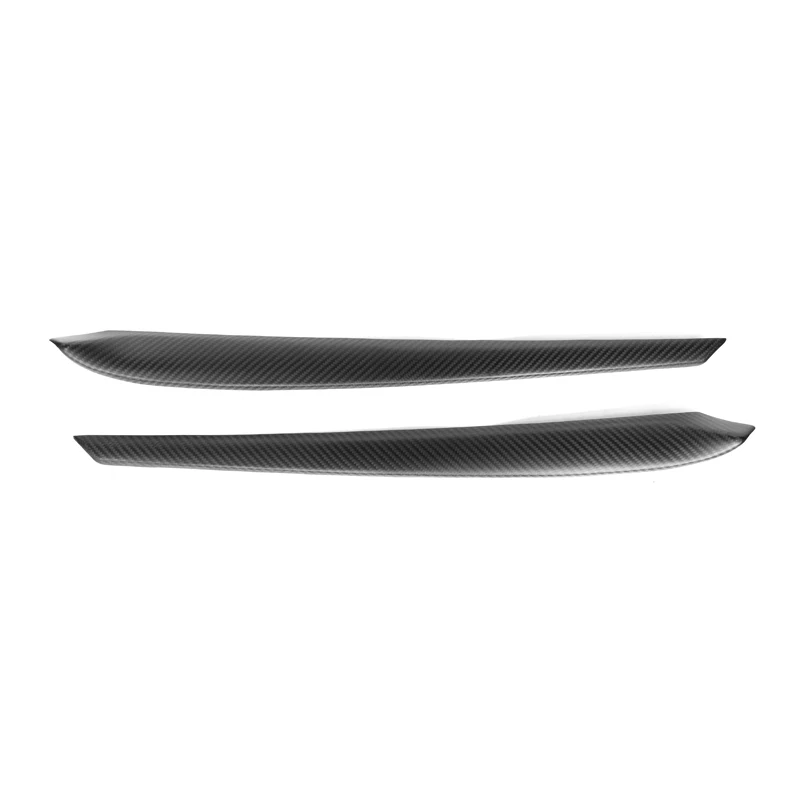 

Car Interior Accessories Car Side Door Trim Cover Real Matte Carbon Fiber Dashboard For Tesla Model 3 Panel Cover Trim