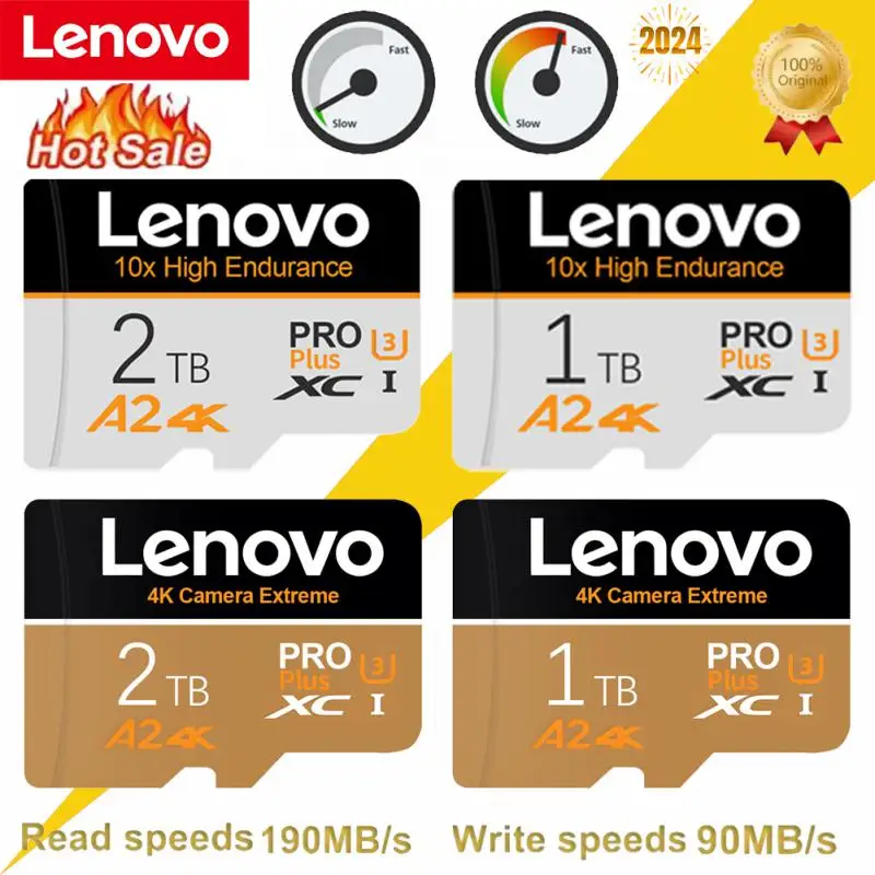 

Lenovo 2TB High Speed Memory Card 128GB Class 10 V60 1TB Mini SD Card 512GB Micro TF SD Card 256GB TF Card For Nintendo Switch