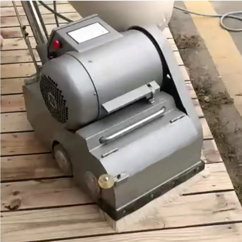 Automatic portable small woodworking floor sander, hand-pushed indoor wood floor refurbishing machine