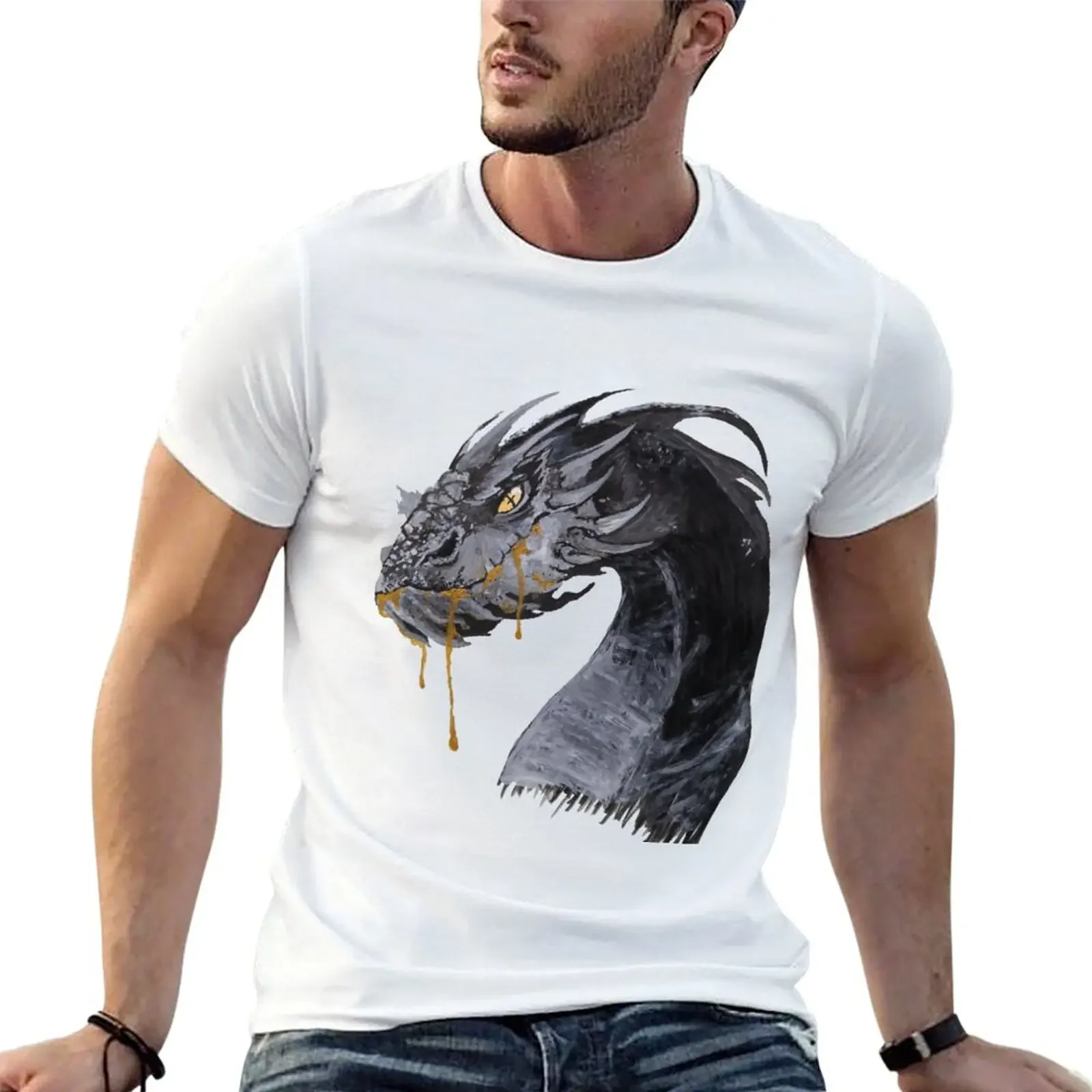

Smaug T-Shirt Man t-shirt oversize t-shirts man cotton man t-shirts t shirt men 100℅ cotton