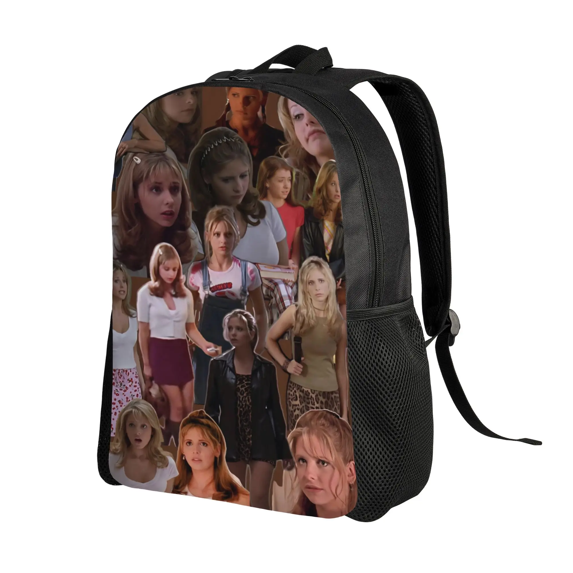 Buffy the Vampire Slayer Teenage Backpack Durable Student Horror Movie Daypack for Men Women Laptop Computer Shoulder Bag