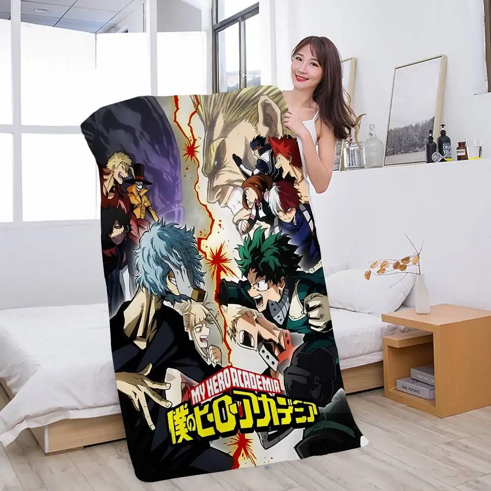 My Hero A-Academia Anime Cartoon Microfiber Printed Beach Towel Mountain Climbing Beach Swimming Running Absorbent Soft Towel