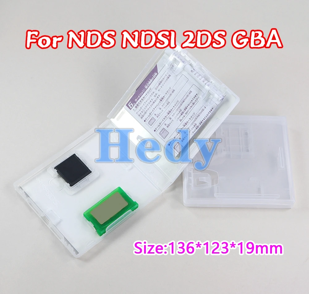 

20PCS PP Game Card Cartridge Plastic Shell Protective Box For NDS NDSi 2DS GBA Storage Case Replacement Shell