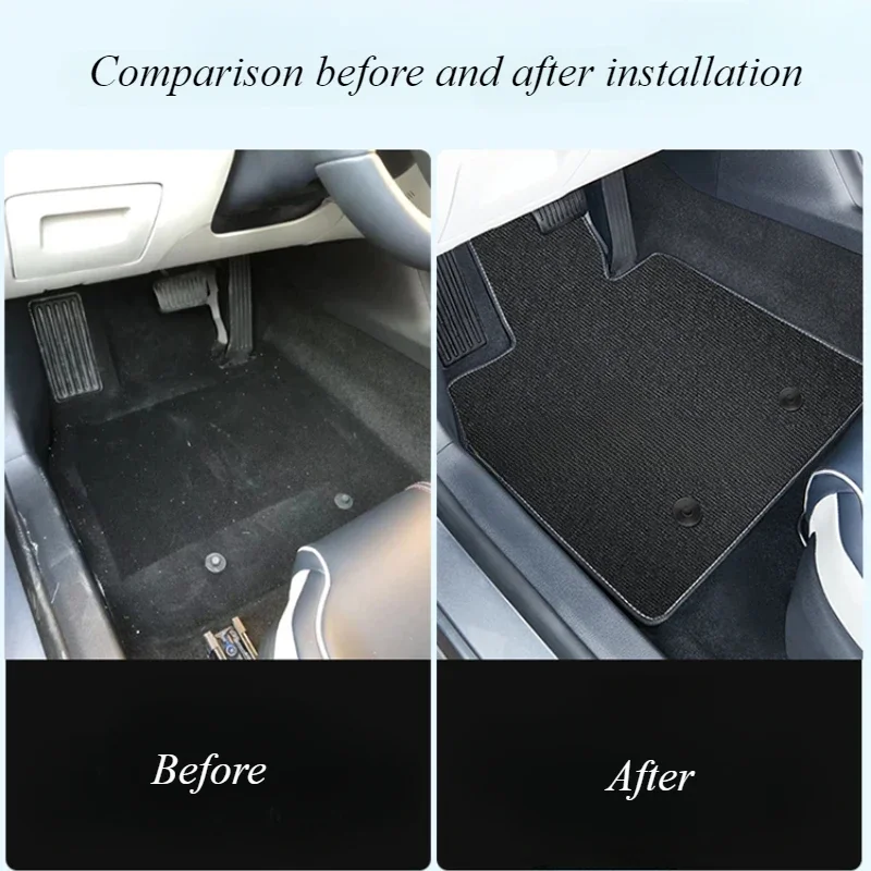 Polymères de sol monocouche pour BYD QIN PLUS DMI, produits d'intérieur de voiture, tapis, anti-poussière, résistant à l'usure, accessoires de voiture