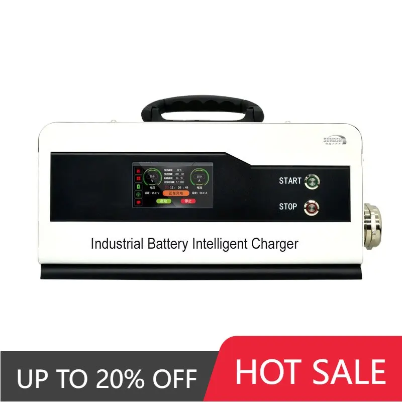 

Manufacturer Smart Portable 120v 20A Lithium Lifepo4 Battery Charger