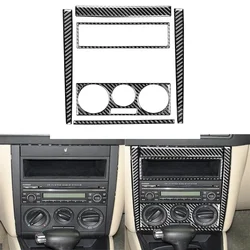 Car Instrument Centre Control Panel Air Conditioning Button Frame Cover Decorative Sticker For Volkswagen Golf 4MK4 1999-2004