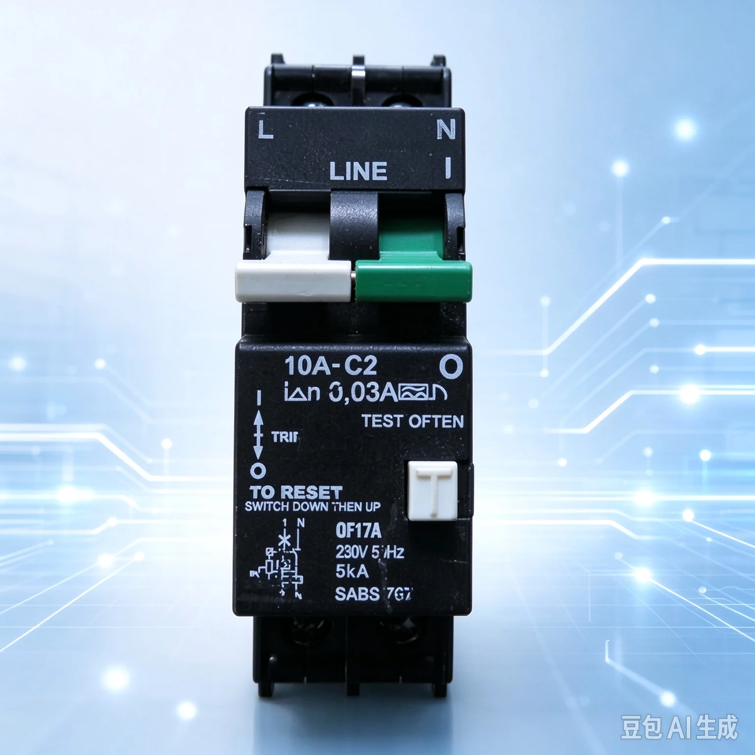 Supply CBI QF17A 10A-C2 2P Hydraulic Magnetic Circuit Breaker for Power System