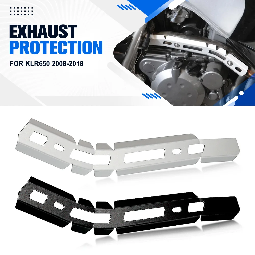 

Для Kawasaki KLR650 KLR 650 2008-2018 2009 2010 2011 2012, защита выхлопной трубы, теплозащитный экран, защита от ожогов