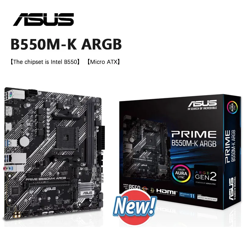 Asus Prime B550M-K …