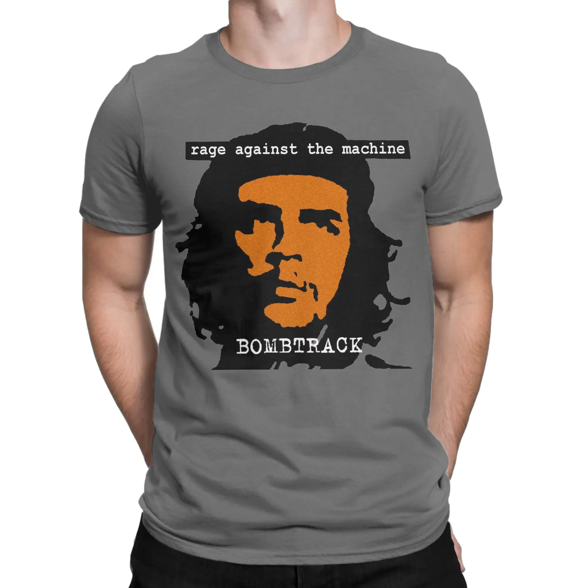 Rage Against The Machine Bombtrack Tshirts Men's Cotton Top Tee Funny Che Guevara  O-neck Short Sleeve