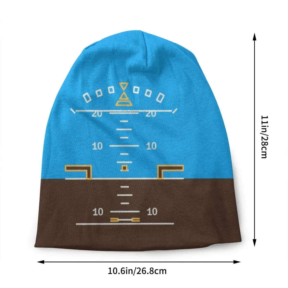 Attitude Indicator Skullies Beanies Caps Streetwear Winter Warm Knitting Hat Flight Pilot Airplane Aviation Aviator Bonnet Hats