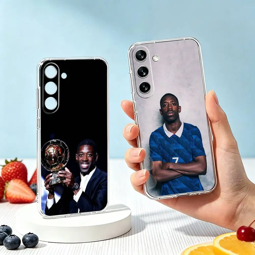 Чехол для телефона Ousmane-S Dembele 7 Football-L для Samsung A10, 12, 20, 21S, 30, 31, 40, 50, 51, 52, 70, 71, прозрачный чехол.