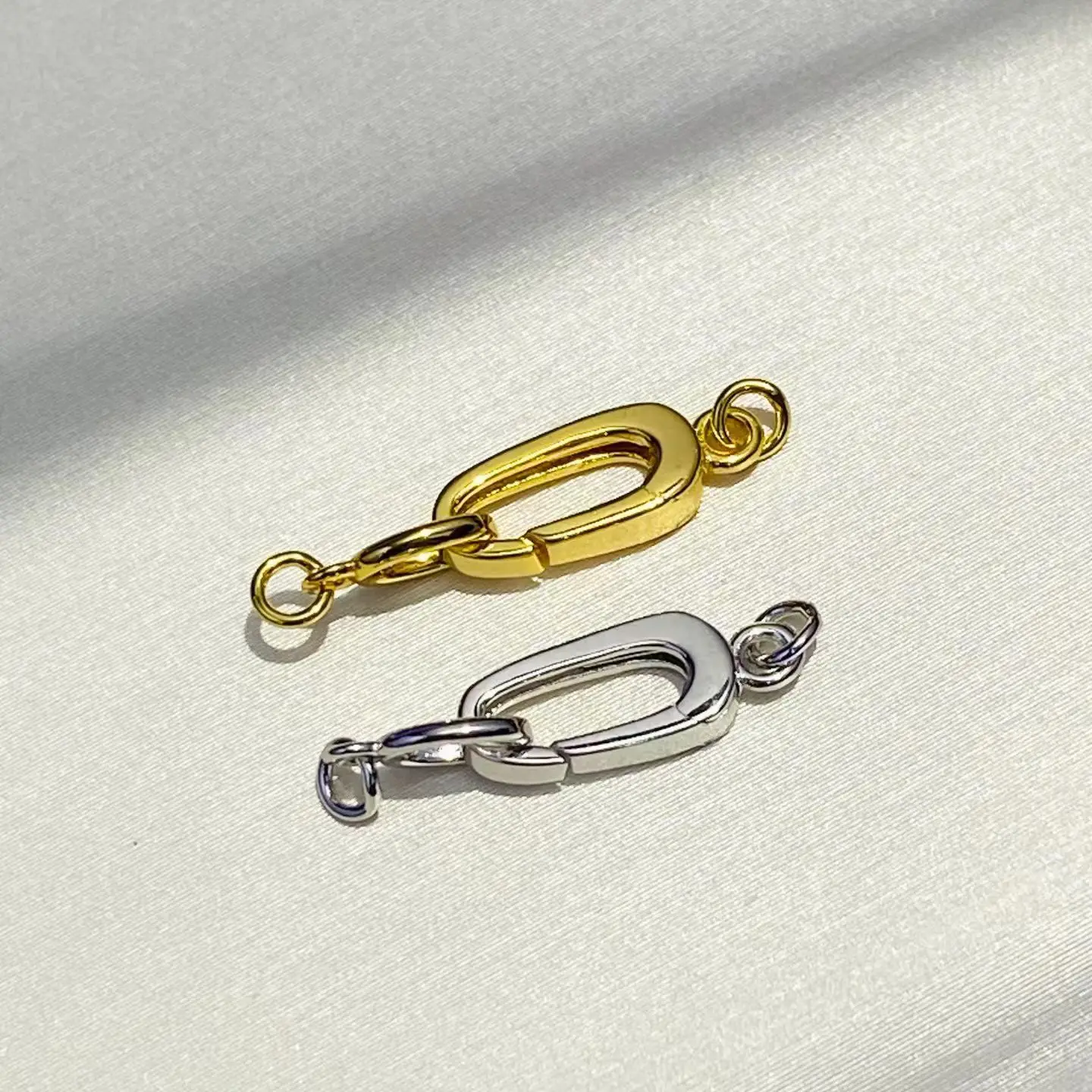 Wholesale DIY S925 Sterling Silver Clasp Necklace Bracelet Clasp Hook Accessories for 5-8mm Pearls 10pcs/lot