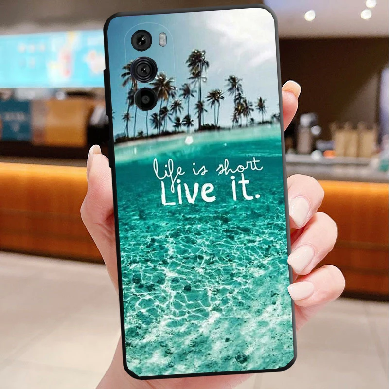 

Case For Motorola Edge 50 40 Pro 60 50 40 30 Ultra Neo Fusion Moto G85 G72 G53 G54 G84 G13 G32 Travel Mountain Forest Sea Beach