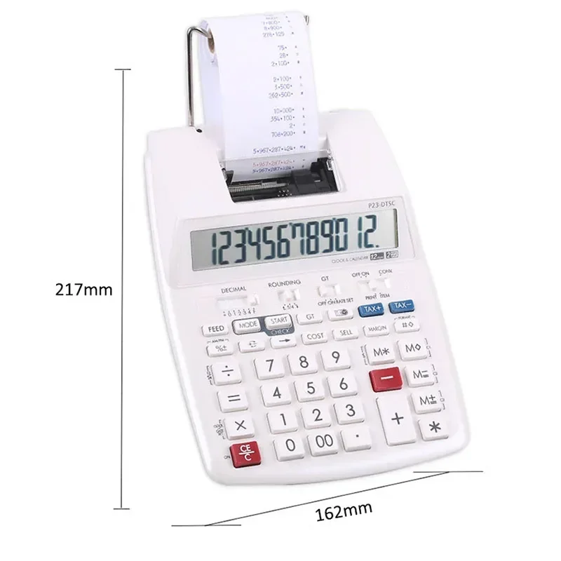 P23-DTSC High Output Scientific Calculator Bank Accounting And Financial Financial Calculator Dual Color Code Printer Calculator