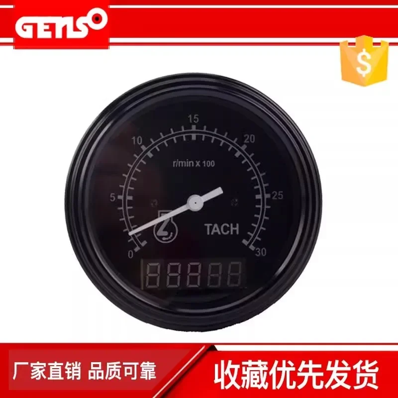 3031734 Tachometer 3049555 Automobile Die-sel Engine Marine Generator Engineering Vehicle 12V 24 Chronograph