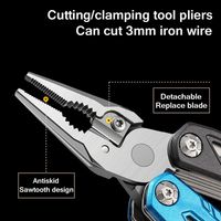 Universal Hammer 14 in 1 Multitool Fold Integrated Adjustable Wrench Pliers Device Multifunctional Tool Outdoor